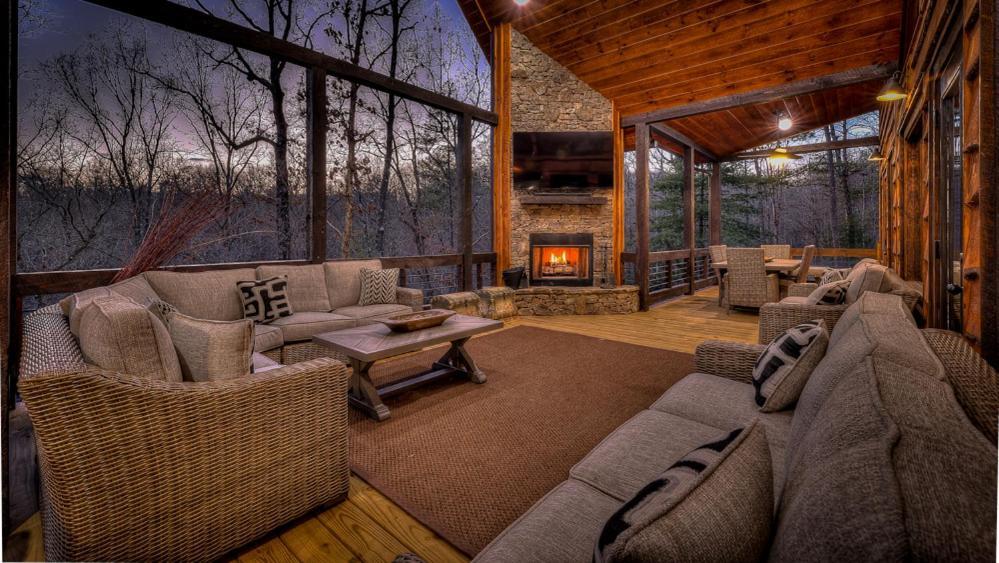 Luxe Mountain Retreat Villa Blue Ridge Eksteriør billede