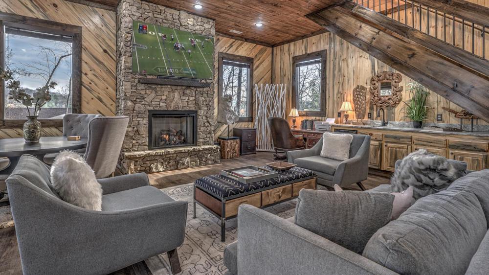 Luxe Mountain Retreat Villa Blue Ridge Eksteriør billede