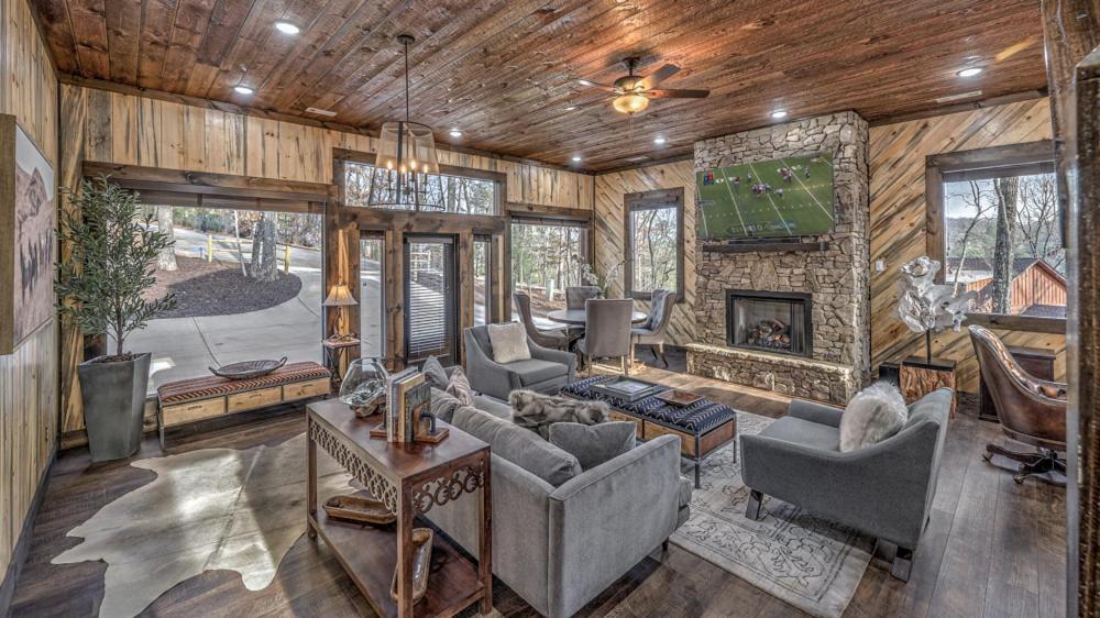 Luxe Mountain Retreat Villa Blue Ridge Eksteriør billede