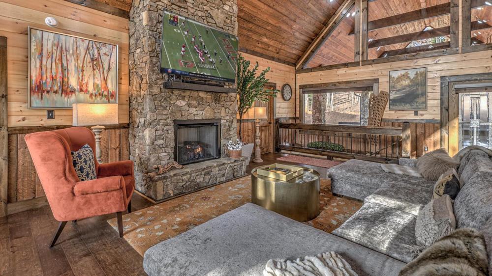 Luxe Mountain Retreat Villa Blue Ridge Eksteriør billede